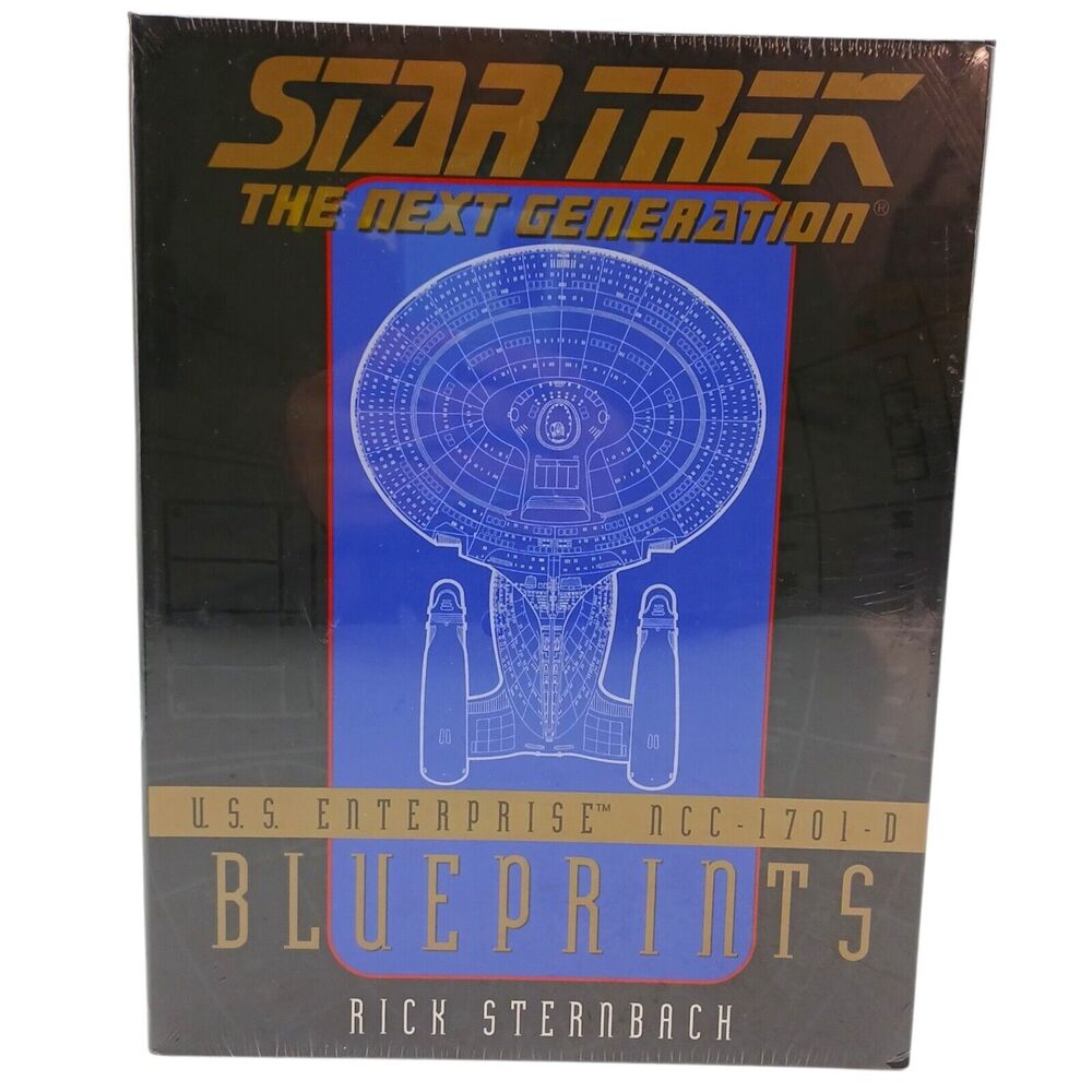 Star Trek The Next Generation Enterprise NCC-1701-D Blueprints by Rick Sternbach